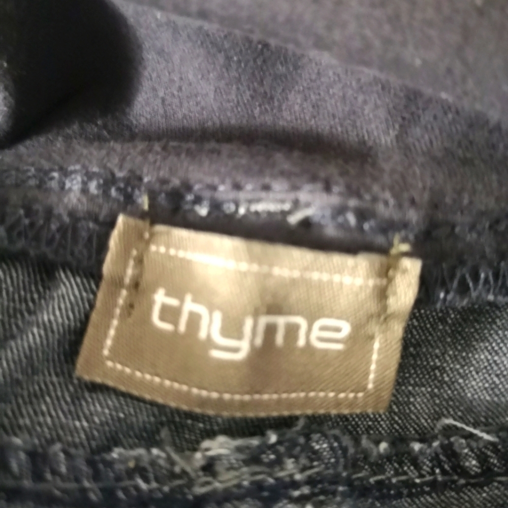 Thyme Maternity crop pants| lightweight jeans. Size XS. - Picture 3 of 4